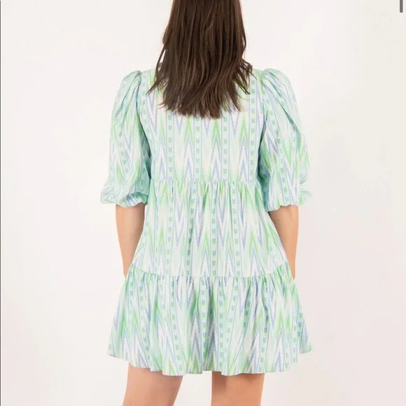 Emily McCarthy Tiered Ruffle Mini Dress - Picture 6 of 7